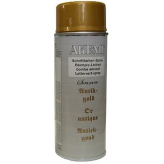 Schriftfarbspray antik-gold 400 ml Spray