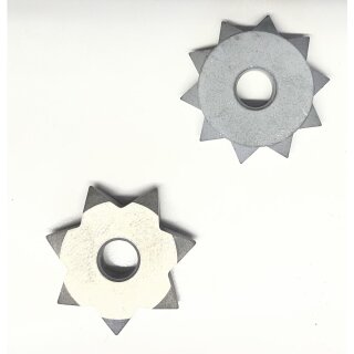 Hartmetall - Stockrädchen mit 7 oder 10 Zähnen