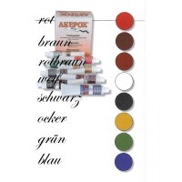 Farbpaste für Akepox Kleber ocker