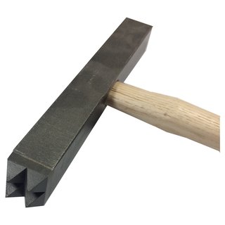Hartmetall-Stockhammer 20 x 20 mm / 4 Zähne