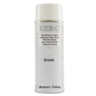 Schriftfarbspray - Akemi - 400 ml braun