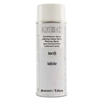 Schriftfarbspray - Akemi - 400 ml weiß