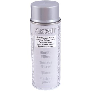 Schriftfarbspray - Akemi - 400 ml antik silber