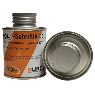 Durol Schriftfarbe-Silber