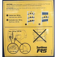 Sortimo SR5 Klappregal für Einbau in Transporter
